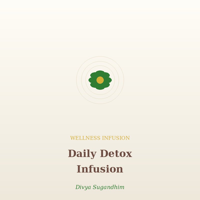 Daily Detox Wellness Infusion - Wellness Infusions