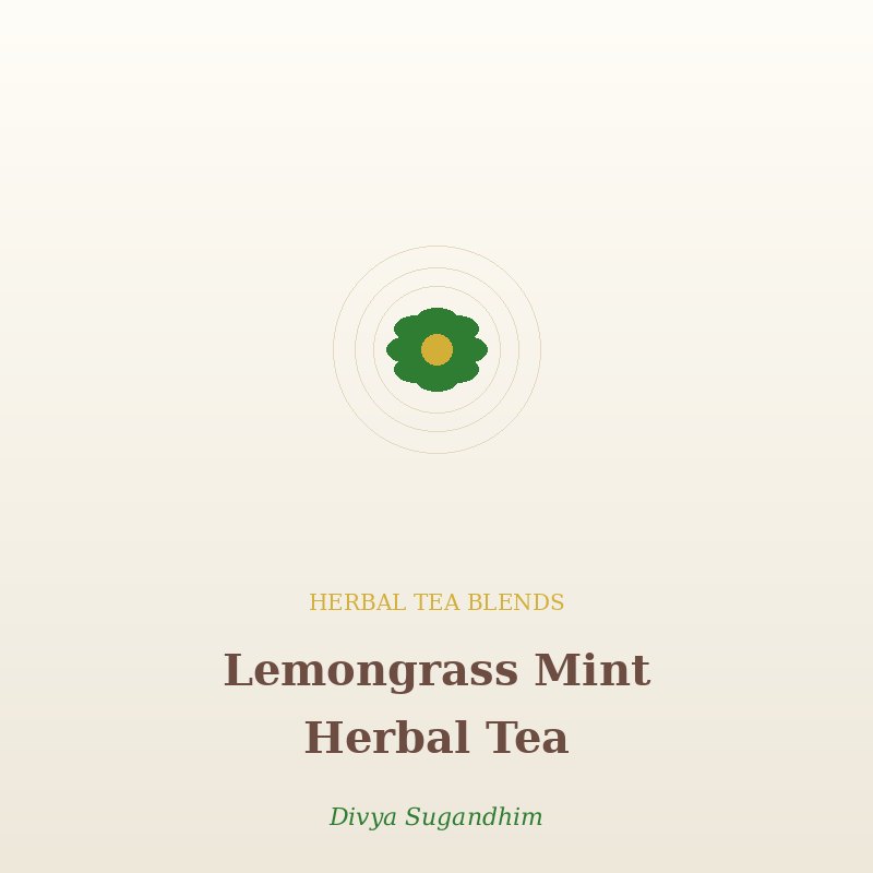 Lemongrass Mint Herbal Tea - Herbal Tea Blends