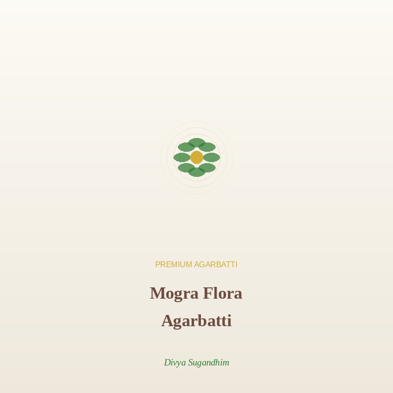 Mogra Flora Agarbatti - Premium Agarbatti